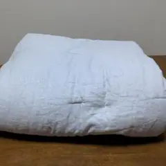 無印良品 木の実から作ったカポック混 二重ガーゼ 薄掛ふとん シングル グレー