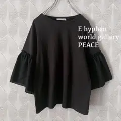 Ehyphenworldgalleryブラウス　カットソー　ゆったりめa1894