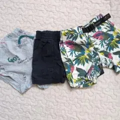 サイズ90〜100　半ズボン3枚セット