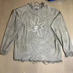 teppei furuyamaダメージ加工Tシャツ