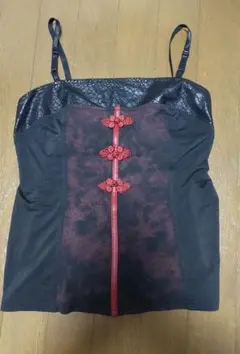キューティーフラッシュ　キャミソール 楽天市場】【中古】Qutie Frash / 和柄メッシュさらし風ベア