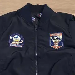 【美品】ディズニー　宇宙ミッキーリバーシブルジャケット 130cm
