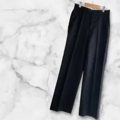 メンズ黒のフォーマルパンツ ブラック ポケット付き