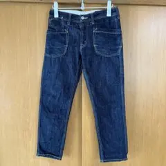 カフェッティ ワーク ペグトップ デニムパンツ テーパード スリム