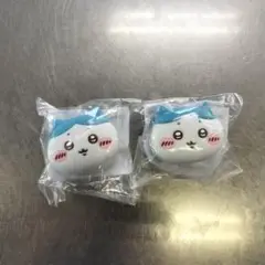 【未開封】ちいかわ　おかおミニシリコンポーチ　ハチワレ×2