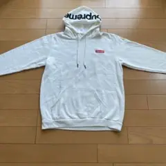 Supreme フード付きスウェット ホワイト