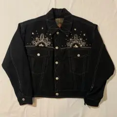 vintage ficce フィッチェ ドン小西 ショート丈 スタッヅ ブルゾン