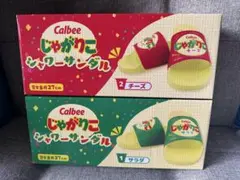じゃがりこ　サラダ　チーズ　シャワーサンダルセット