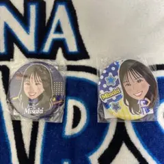 diana2024 Misaki イラスト入り缶バッジ2個セット