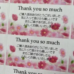 サンキューシール コスモスいっぱいA 72枚