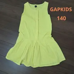 GAPKIDS　ノースリーブワンピース　イエロー　140