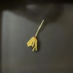 ハンドメイド　ビーズ　作品　28 ほうき