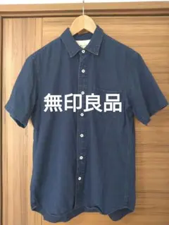 無印良品半袖デニムシャツLサイズ