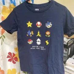 UNIQLO スーパーマリオ アイテムTシャツ 130サイズ