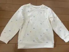 ホワイト トレーナー 110