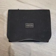 PORTER 三つ折り財布 黒 キャンバス