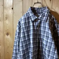 ss2807 US古着 amazon essentials シャツ グレー L