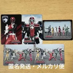 スーパー戦隊ウエハース コレクトボックス 特捜戦隊デカレンジャー 4種5枚 レア