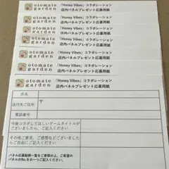 オトガ ハニヴ パネル応募券
