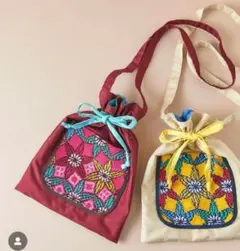 FELLER 刺繍ポケット ショルダーバッグ クラウディ