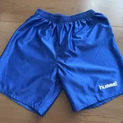 hummel 青 ハーフパンツ