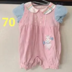 coeura coeur ピンクロンパース 70