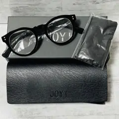 おしゃれ✨【伊達メガネ】男女兼用 黒縁 ブラック JOYI ケース付き