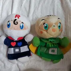 メロンパンナとロールパンナのパペット