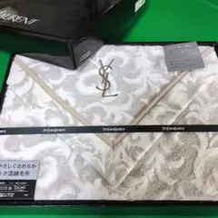 Yves Saint Laurent シルク混綿毛布 140x200cm
