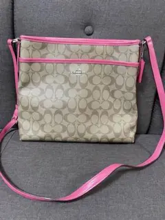 COACH コーチ ショルダーバッグ ピンク