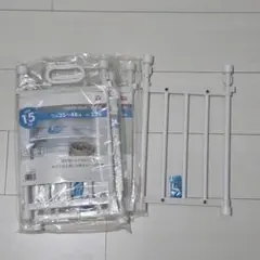 HEIAN Shelf 35~48cm ホワイト x4個