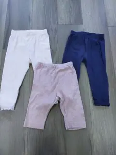 【80cm】GAP UNIQLO レギンス3枚セット　女の子　80cm