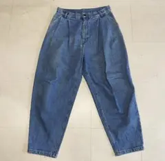 HED MAYNER ヘドメイナー 20SS PLEATED デニムパンツ