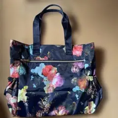 花柄トートバッグ A4サイズ対応　chalina