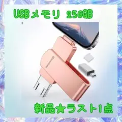 ❤️大特価❤️ USBメモリ　256GB 4in1 バックアップ　データ保存