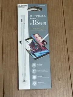 ELECOM スタイラスペン ホワイト 約18時間