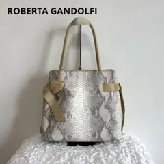【ROBERTA GANDOLFI】ロベルタガンドルフィ パイソン トートバッグ