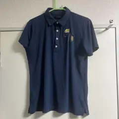 フィッチェゴルフ　メンズ　ネイビー ポロシャツ