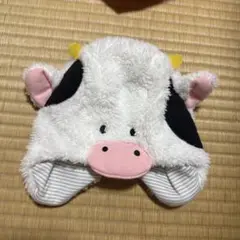 牛の顔 ベビー帽子 42-44cm