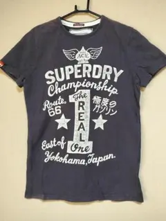 Superdry ヴィンテージTシャツ Mサイズ ネイビー