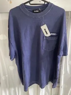 XLARGE ネイビー ポケット付きTシャツ