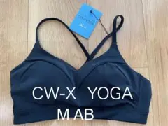 新品未使用☆CW-X YOGA スポーツブラ M AB ネイビー