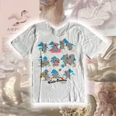 レトロ可愛いy2kコアラプリントTシャツフェアリーコア古着シングルスティッチ