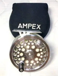 限定値下げAMPEXアンペックス　no2 フライリール レザーケース付き 限定値下げAMPEXアンペックス no2 フライリール レザーケース