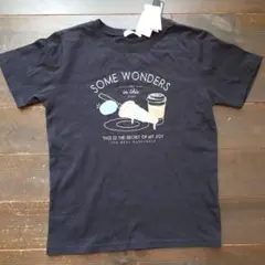 【新品タグ付き】男児　半袖　Tシャツ　ブラック　カフェ