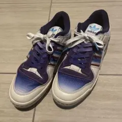 adidas スニーカー ホワイト/パープル