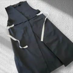 Remite試着のみブラックジレMサイズ リボン付き