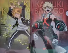 僕のヒーローアカデミア クリアファイルコレクション　爆豪　上鳴