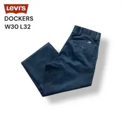 LEVI'S DOCKERS2008年製ツータックワークパンツ30×32ネイビー