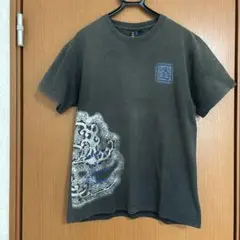 [波王]ダークグレー Tシャツ Ｌサイズ